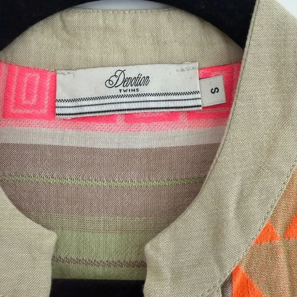 Devotion TWINS Multicolor Geometric Swim Cover-Up - Picture 4 of 5